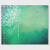 Mandala achtergrond mandala spiritueel cadeaupapier (Vlak)