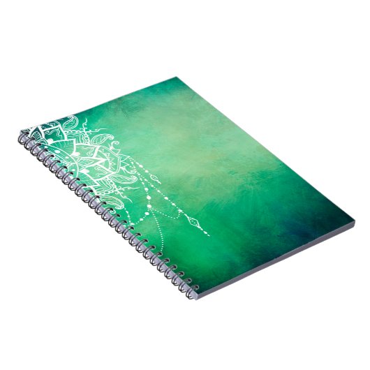 Mandala achtergrond mandala spiritueel notitieboek (Rechterzijde)