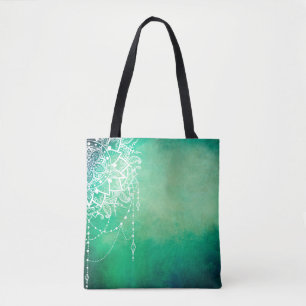 Mandala achtergrond mandala spiritueel tote bag
