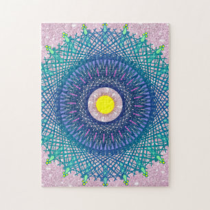 Mandala-achtig Abstract Legpuzzel