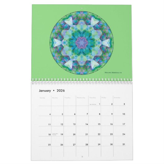 Mandala Agenda 2015 Kalender (Jan 2026)
