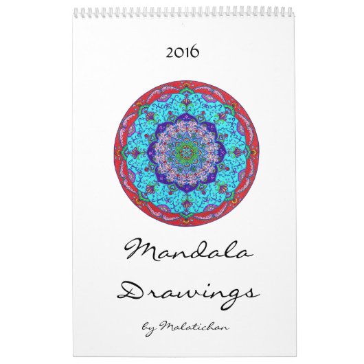 Mandala Agenda 2016 (tekeningen) Kalender (Hoes)