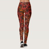 Mandala all-over grafische afdrukleggings leggings (Achterkant)