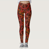 Mandala all-over grafische afdrukleggings leggings (Voorkant)