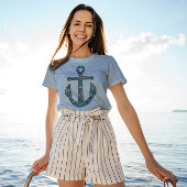 Mandala Anchor Nautical Graphic T-shirt
