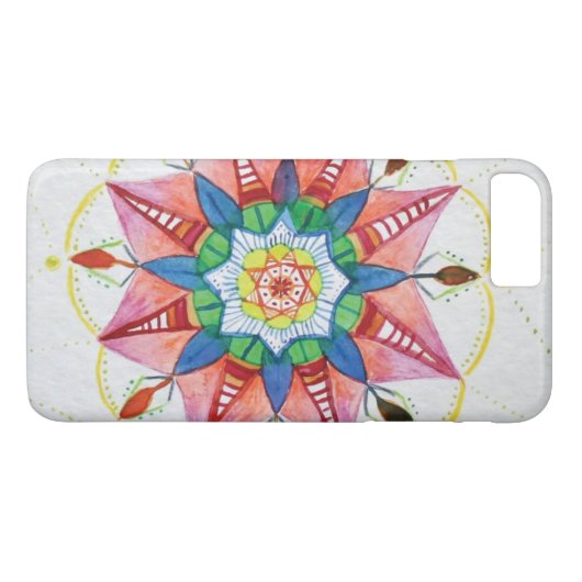Mandala Apple iPhone 7 Telefoonhoes Case-Mate iPhone Case (Achterkant (Horizontaal))