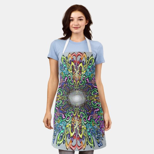 Mandala Apron Schort (Gedragen)