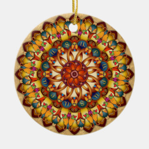 Mandala Ararat V2 Keramisch Ornament