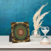 Mandala Armeense alfabet Plaque met Easel Fotoplaat (Insitu)