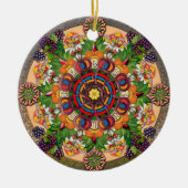 Mandala Armenian Grapes Ornament (Voorkant)