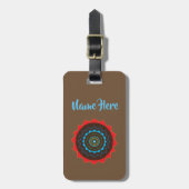 Mandala art aangepaste Labels van Luggae (Voorkant verticaal)
