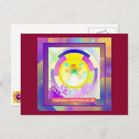 Mandala Art Briefkaart (Voorkant / Achterkant)