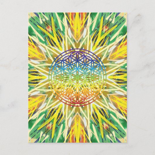 Mandala Art Briefkaart (Voorkant)