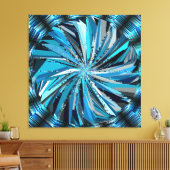 Mandala Art  Canvas Afdruk (Insitu (Woonkamer))