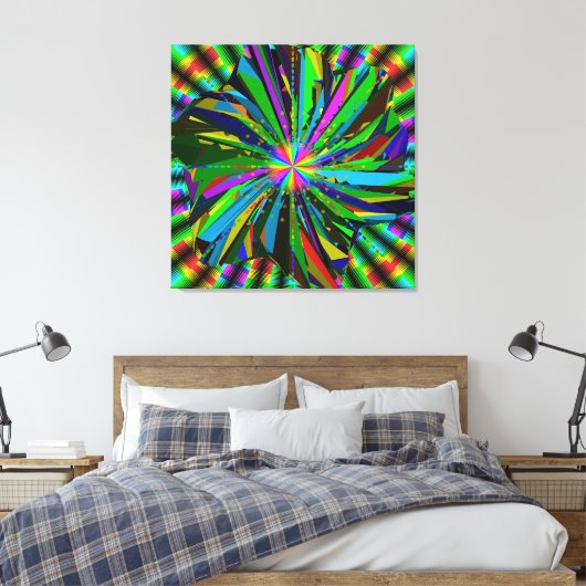 Mandala Art Canvas Afdruk (Insitu (Slaapkamer))