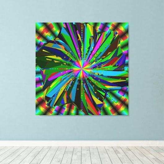 Mandala Art Canvas Afdruk (Insitu (Houten vloer))