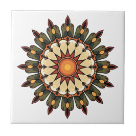 Mandala Art Ceramic Tegeltje