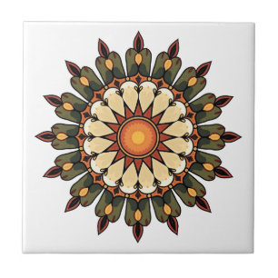 Mandala Art Ceramic Tegeltje
