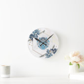 Mandala Art, Floral grafisch ontwerp Ronde Klok (Huis)