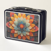 Mandala Art Geweven Bloem (Achterkant)