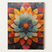 Mandala Art Geweven Bloem Planner (Achterkant)
