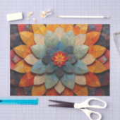 Mandala Art Geweven Bloem Tissuepapier (Craft)