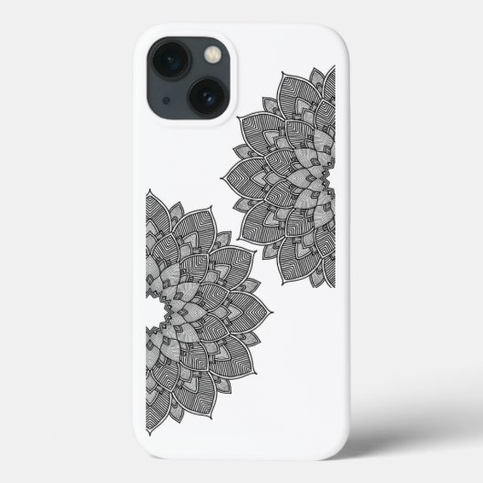 Mandala Art iPhone Hoesje - Boho Style (Achterkant)