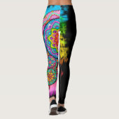Mandala Art-Leggings activeren voor vredesherstel Leggings (Achterkant)