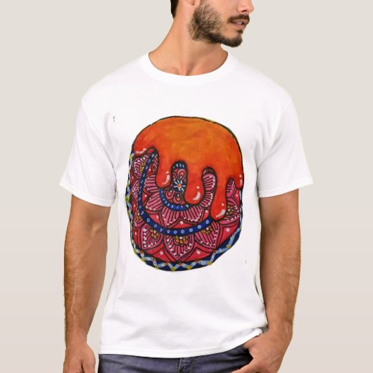 Mandala Art Mannen T-Shirts – Draag de kunst van B (Voorkant)