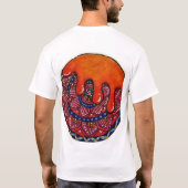 Mandala Art Mannen T-Shirts – Draag de kunst van B (Achterkant)