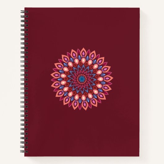 mandala art notebook notitieboek (Voorkant)