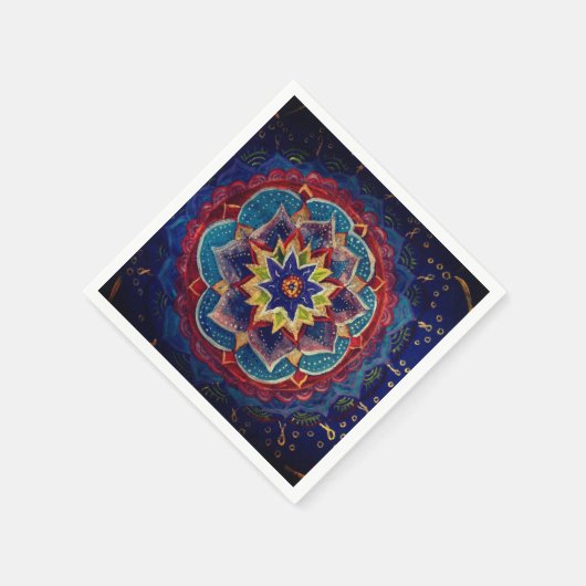 Mandala Art papieren servetten (Hoek)