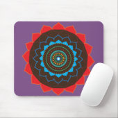 Mandala Art Photo Mousepad Muismat (Met muis)