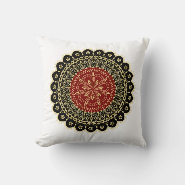 Mandala Art Sierkussen (Voorkant)