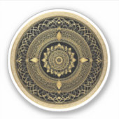 Mandala Art Sticker (Voorkant)