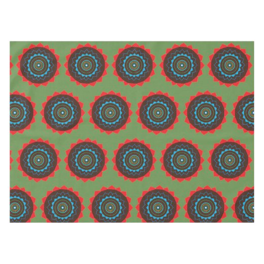 Mandala Art Tafelkleed (Voorkant (Horizontaal))