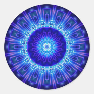 Mandala Atlantis gecreëerd door Tutti Ronde Sticker