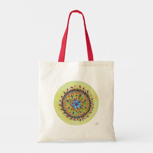 Mandala Áurea Tote Bag (Achterkant)
