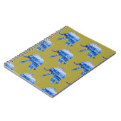 Mandala baby Olifant Illustratie Notitieboek (Linkerzijde)