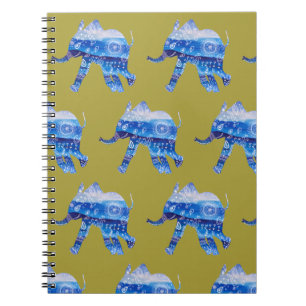 Mandala baby Olifant Illustratie Notitieboek
