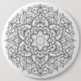 Mandala Badge Ronde Button 6,0 Cm