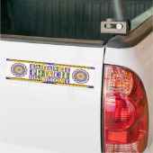 Mandala Balance, Peace, Harmony Bumpersticker (Op Truck)