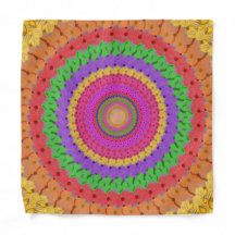 Mandala Ball yellow crochet style -