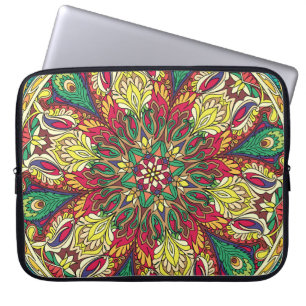 Mandala Bandana:  naadloos design. Laptop Sleeve