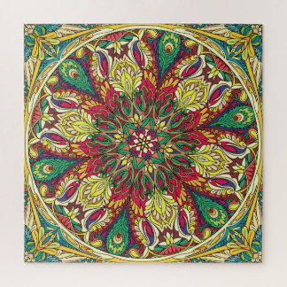 Mandala Bandana:  naadloos design. Legpuzzel