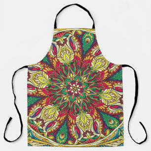 Mandala Bandana: naadloos design. Schort