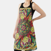 Mandala Bandana:  naadloos design. Schort (Insitu)