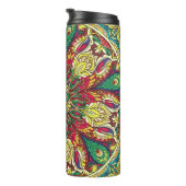 Mandala Bandana:  naadloos design. Thermosbeker (Geroteerd rechts)