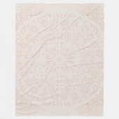 Mandala Baroque Flower Pattern Design Fleece Deken (Voorkant)
