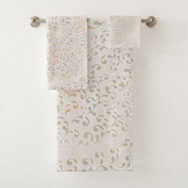 Mandala Baroque Ornament Pattern Design Bad Handdoek